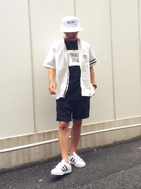 「アイテム（アクセサリー）」を使った、ちゅうさん（メンズ・166cm）の夏コーディネート