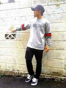 「アイテム（チノパンツ）」を使った、ちゅうさん（メンズ・166cm）の秋コーディネート