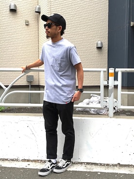 「BEAUTY&YOUTH UNITED ARROWS（ビューティーアンドユースユナイテッドアローズ）の＜G-SHOCK＞ DW-D5600P-1JF/腕時計（アナログ腕時計）」を使った、ちゅうさん（メンズ・166cm）の春コーディネート