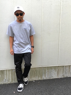 「BEAUTY&YOUTH UNITED ARROWS（ビューティーアンドユースユナイテッドアローズ）の＜G-SHOCK＞ DW-D5600P-1JF/腕時計（アナログ腕時計）」を使った、ちゅうさん（メンズ・166cm）の春コーディネート