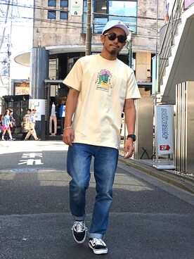 「BEAUTY&YOUTH UNITED ARROWS（ビューティーアンドユースユナイテッドアローズ）の＜G-SHOCK＞ DW-D5600P-1JF/腕時計（アナログ腕時計）」を使った、ちゅうさん（メンズ・166cm）の夏コーディネート