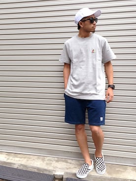 「BEAUTY&YOUTH UNITED ARROWS（ビューティーアンドユースユナイテッドアローズ）の＜G-SHOCK＞ DW-D5600P-1JF/腕時計（アナログ腕時計）」を使った、ちゅうさん（メンズ・166cm）の夏コーディネート