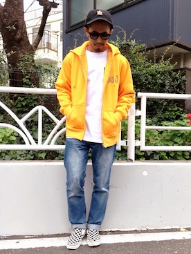 「BEAUTY&YOUTH UNITED ARROWS（ビューティーアンドユースユナイテッドアローズ）の＜G-SHOCK＞ DW-D5600P-1JF/腕時計（アナログ腕時計）」を使った、ちゅうさん（メンズ・166cm）の秋コーディネート