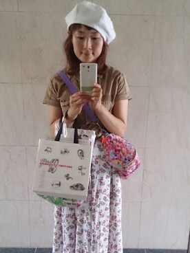 「fafa（フェフェ）のアイテム」を使った、knmさん（レディース・154cm）の秋コーディネート