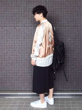 「marka（マーカ）のアイテム（ジャケット/アウター）」を使った、心さん（メンズ・165cm）の春コーディネート