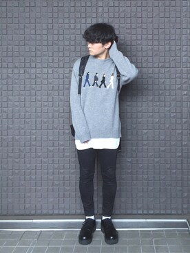 「Undercoverism（アンダーカバイズム）のアイテム」を使った、心さん（メンズ・165cm）の秋コーディネート