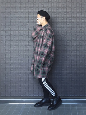 「BOINAS ELOSEGUI（ボイナスエロセギ）のアイテム」を使った、心さん（メンズ・165cm）の秋コーディネート