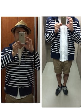 「海スタイル」｜「アイテム（その他シューズ）」を使った、ラララさん（メンズ・170cm）の夏コーディネート