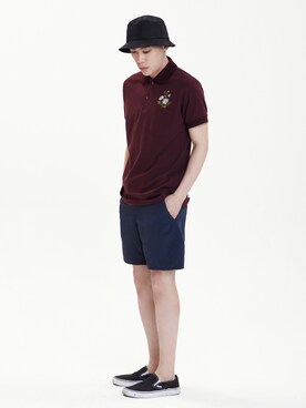 「polo shirts」｜CLIFさん（メンズ・175cm）の夏コーディネート