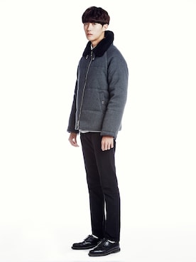 「アイテム（その他アウター）」を使った、CLIFさん（メンズ・187cm）の冬コーディネート