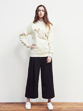 「sweatshirt」｜CLIFさん（レディース・171cm）の春コーディネート