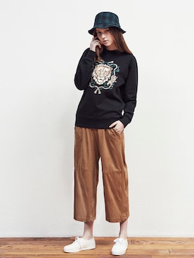 「sweatshirt」｜CLIFさん（レディース・171cm）の春コーディネート