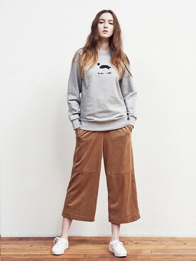 「sweatshirt」｜CLIFさん（レディース・171cm）の夏コーディネート