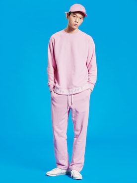 「MTM」｜「アイテム（帽子）」を使った、CLIFさん（メンズ・185cm）の秋コーディネート