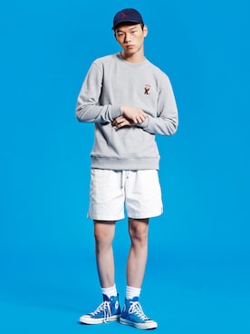 「MTM」｜「アイテム（帽子）」を使った、CLIFさん（メンズ・187cm）の冬コーディネート
