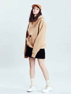 「oversize」｜CLIFさん（レディース・165cm）の春コーディネート