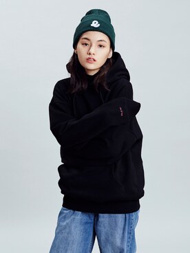 「 BEANIE」｜CLIFさん（レディース・165cm）の春コーディネート