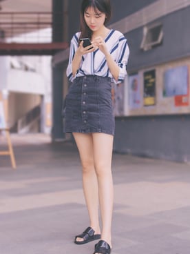 「hot」｜Aliiiiiさん（レディース・175cm・10代）の春コーディネート