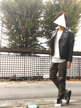 「DIESEL（ディーゼル）のDZ439700QQQ（アナログ腕時計）」を使った、ざっきーさん（メンズ・170cm）の秋コーディネート