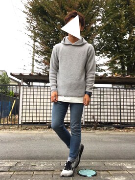 「DIESEL（ディーゼル）のDZ439700QQQ（アナログ腕時計）」を使った、ざっきーさん（メンズ・170cm）の秋コーディネート