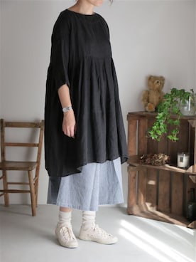 「Vlas Blomme（ヴラスブラム）のアイテム」を使った、cotoncotonさん（レディース・164cm）の秋コーディネート