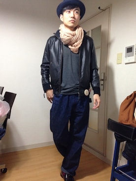 「ユナイテッドアローズ」｜「アイテム（その他シューズ）」を使った、tamuuさん（メンズ・174cm）の春コーディネート