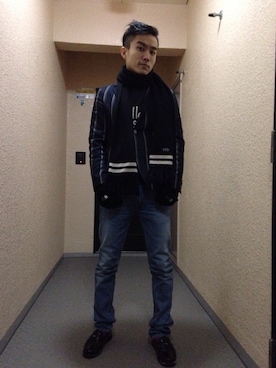 「ユナイテッドアローズ」｜「アイテム（その他シューズ）」を使った、tamuuさん（メンズ・174cm）の春コーディネート