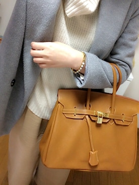 「topic luxe（トピックラックス）のアイテム」を使った、ayakaさん（レディース・170cm）の冬コーディネート