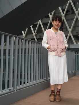 「rivet & surge（リベットアンドサージ）のアイテム（その他アウター）」を使った、meiylさん（レディース・150cm）の秋コーディネート