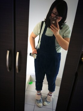 「ANOTHER BRANCH（アナザーブランチ）のアイテム（パンツ）」を使った、笑美∞さん（レディース・160cm）の夏コーディネート