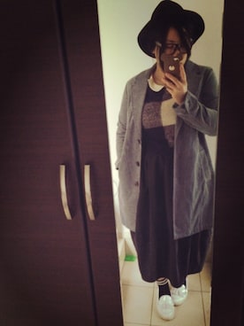 笑美∞さん(レディース・160cm)の秋コーディネート