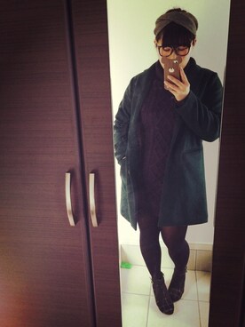 笑美∞さん（レディース・160cm）の冬コーディネート