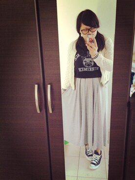 笑美∞さん(レディース・160cm)の春コーディネート