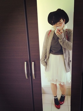 「SPIRALGIRL（スパイラルガール）のアイテム（アクセサリー）」を使った、笑美∞さん（レディース・160cm）の秋コーディネート