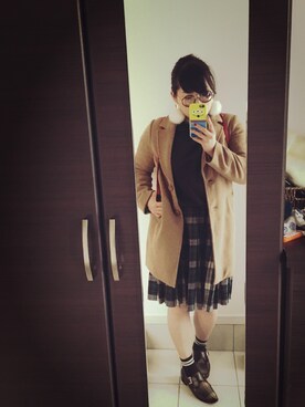 「SPIRALGIRL（スパイラルガール）のアイテム（アクセサリー）」を使った、笑美∞さん（レディース・160cm）の冬コーディネート