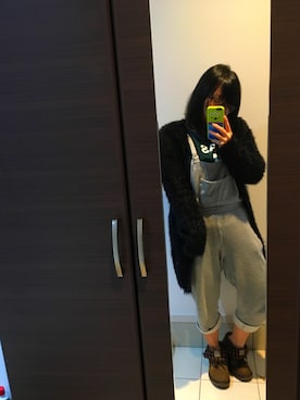 「ANOTHER BRANCH（アナザーブランチ）のアイテム（トップス）」を使った、笑美∞さん（レディース・160cm）の冬コーディネート