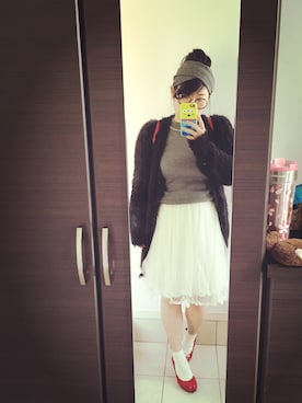 「MARIED'OR（マリードール）のアイテム」を使った、笑美∞さん（レディース・160cm）の冬コーディネート