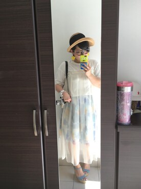 笑美∞さん（レディース・160cm）の夏コーディネート