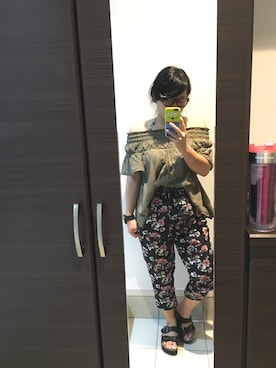 「w closet」｜「アイテム（アナログ腕時計）」を使った、笑美∞さん（レディース・160cm）の夏コーディネート