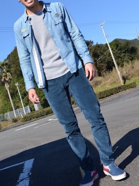「ROXY（ロキシー）のアイテム」を使った、yoke©さん（メンズ・175cm）の冬コーディネート