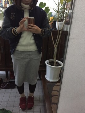 ナムテの樹里さん（レディース・163cm）の冬コーディネート