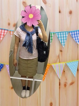 そらまる◎さん（レディース・159cm）の夏コーディネート