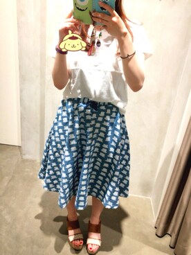 柚子さん（レディース・158cm）の夏コーディネート