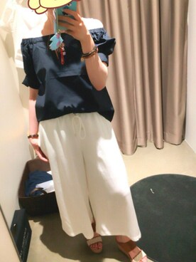 柚子さん（レディース・158cm）の夏コーディネート