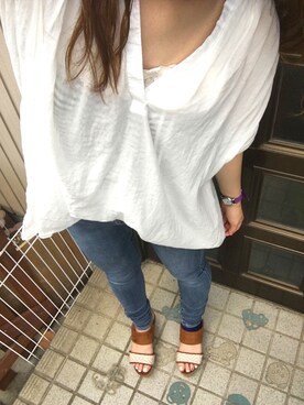 柚子さん（レディース・158cm）の夏コーディネート