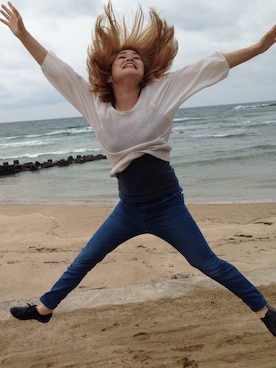 稲田美紀さん（レディース・165cm）の春コーディネート