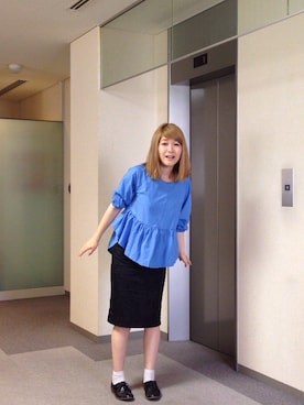 稲田美紀さん(レディース・165cm)の春コーディネート