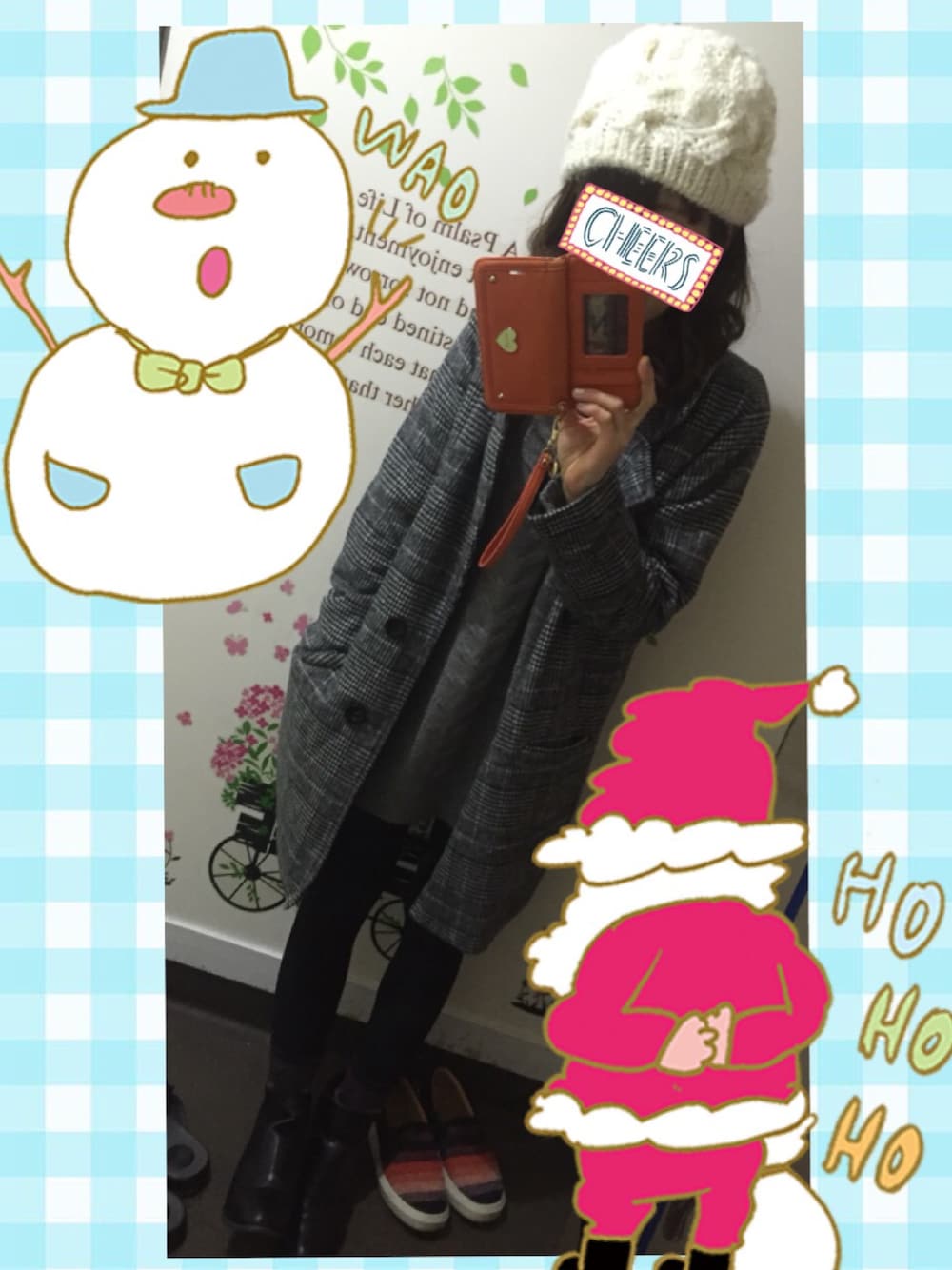 「オフ会」｜「GRLのアイテム（トレンチコート、グレー系）」を使った、真琴さん（レディース・149cm）の冬コーディネートの1枚目の写真