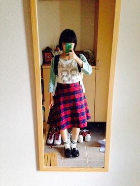 「秋服」｜はすもとさん（レディース・145cm・10代）の秋コーディネート