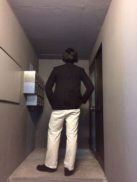 INDVEさん（メンズ・188cm）の冬コーディネート